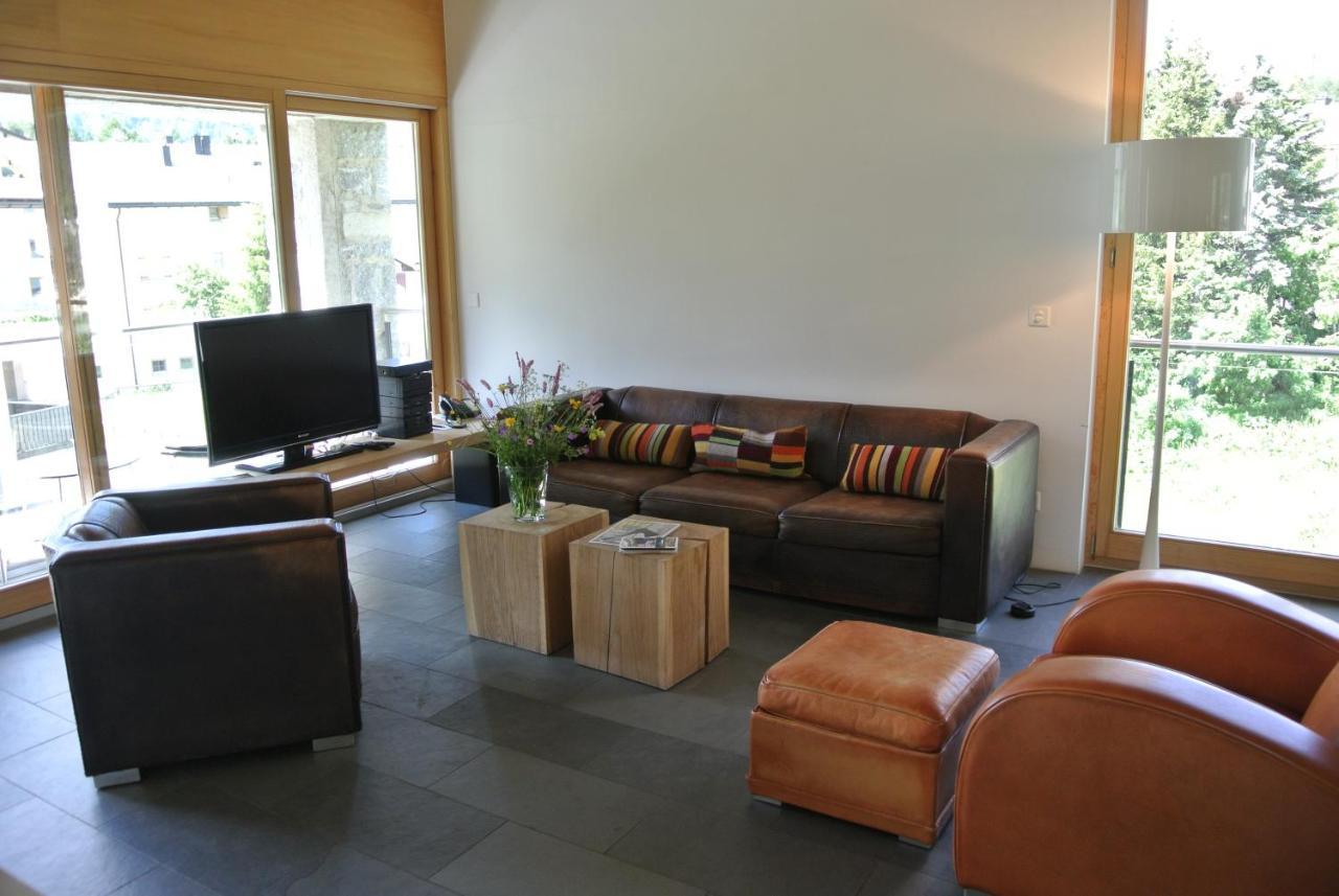 Chesa La Montanella - Ferienwohnung, Малоя Екстер'єр фото
